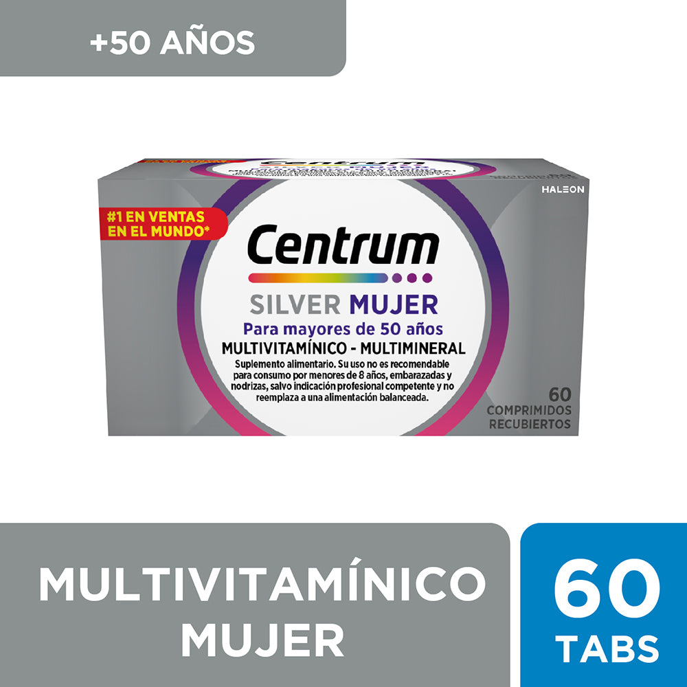 CENTRUM SILVER MUJER Comp. x 60