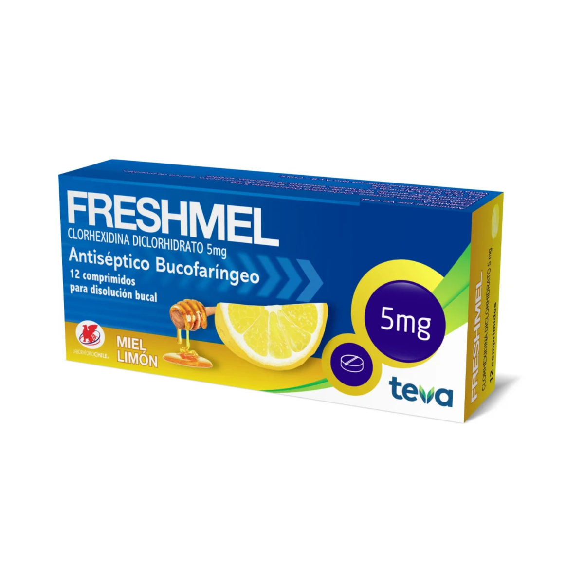 Freshmel Miel/Limón 5 mg Caramelos x 12