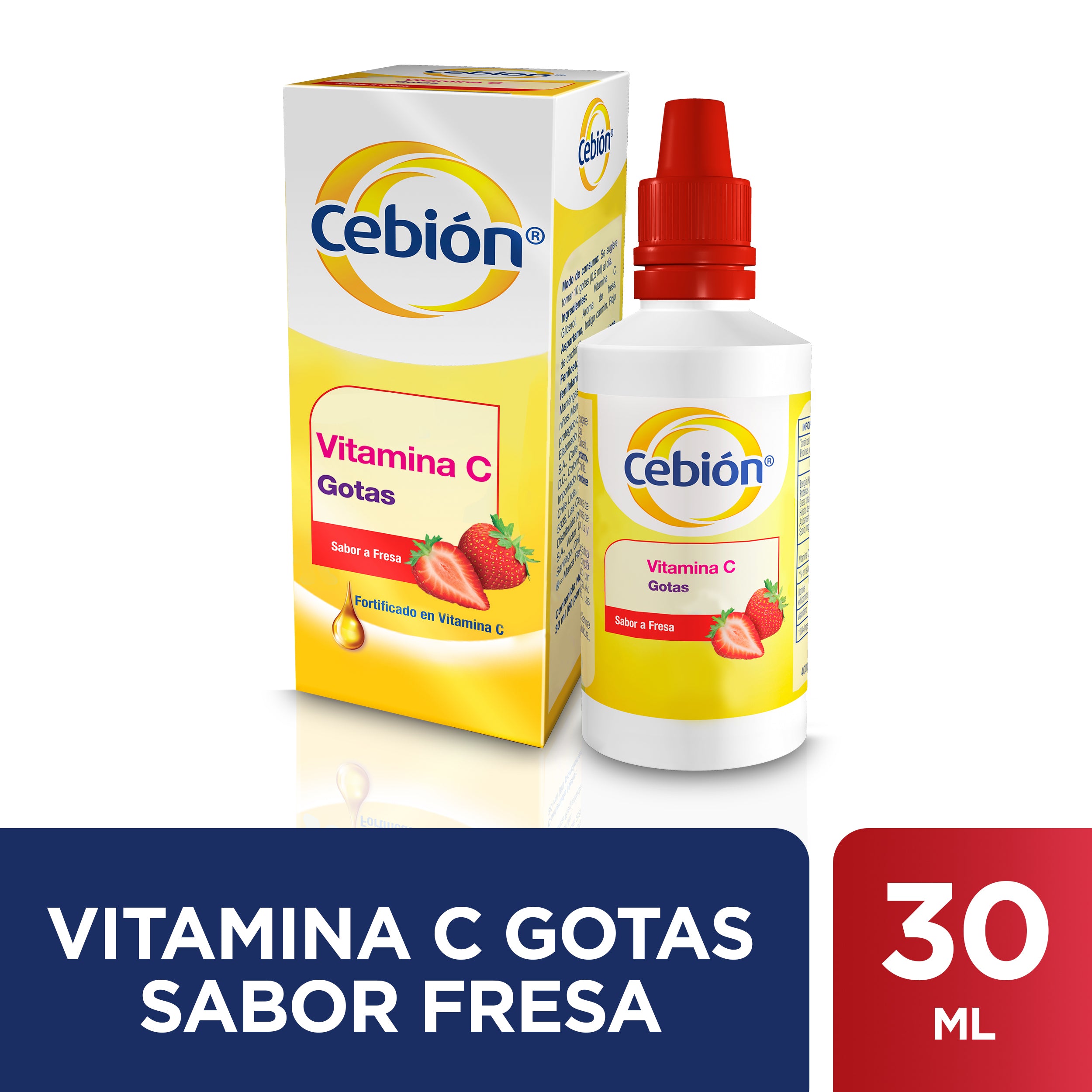 CEBION GOTAS Fco. Got. x 30ml Sabor Fresa