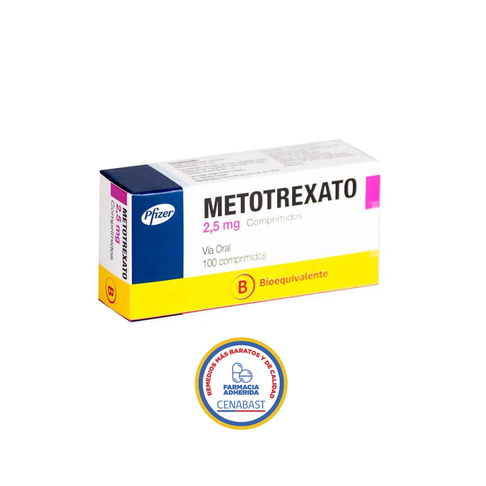 METOTREXATO (CENABAST) 2.5mg Comp. x 100