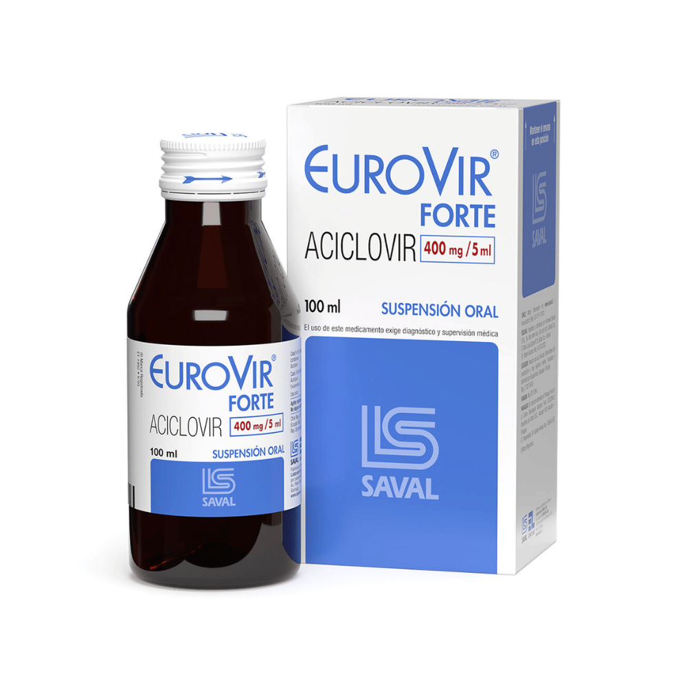 Eurovir Forte 400 mg Suspensión 100 ml