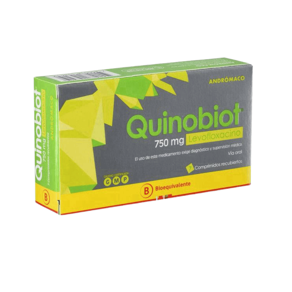 Quinobiot 750 mg Comprimidos x 7
