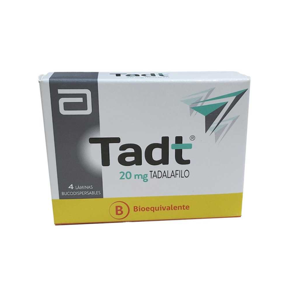Tadt 20 mg Lámina Bucodispersable x 4