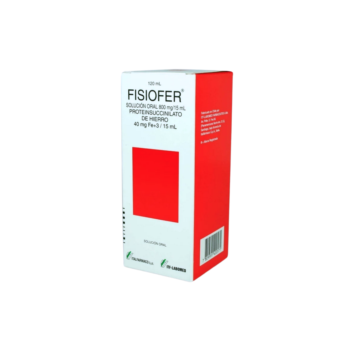 Fisiofer 800 mg/15 ml Jarabe 120 ml