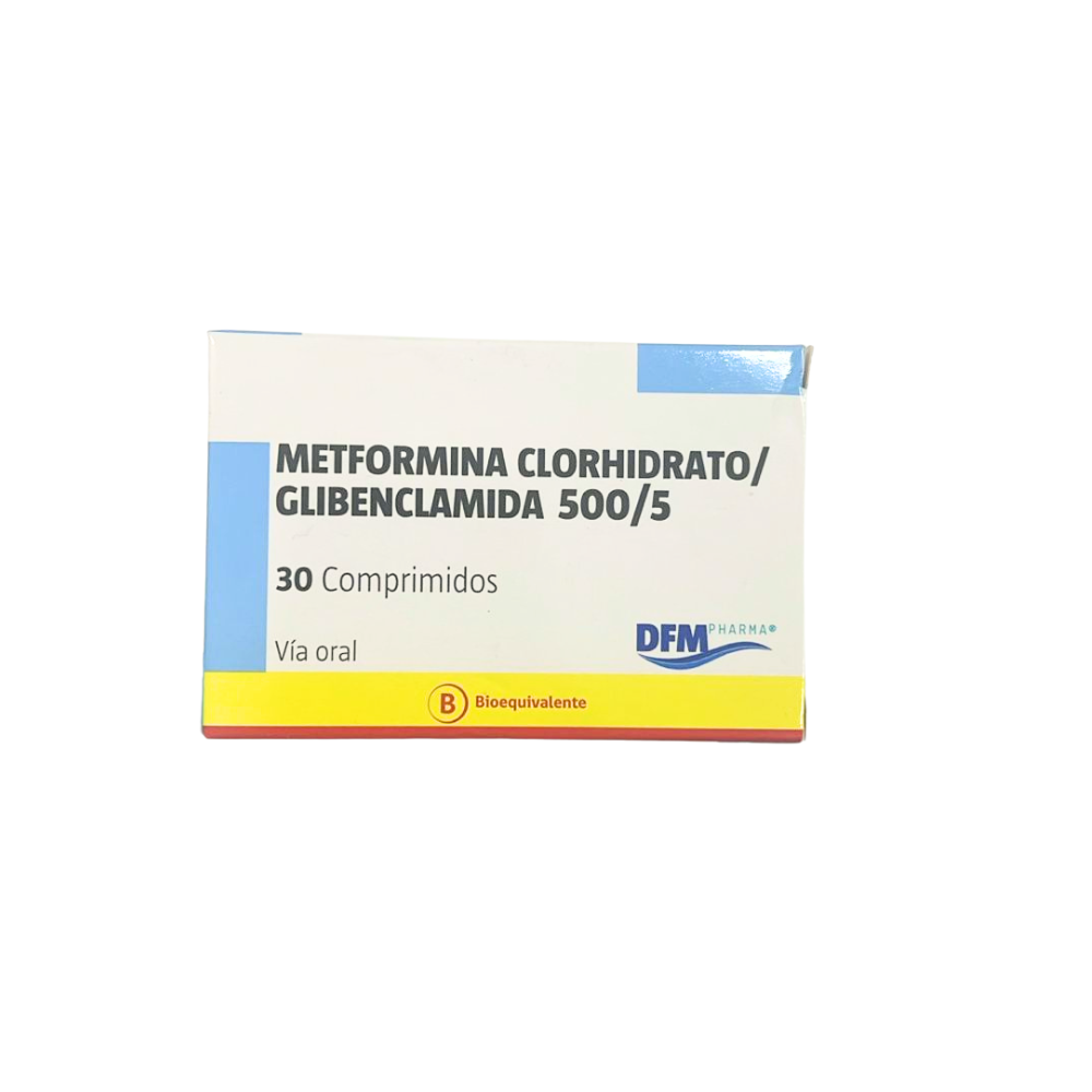 METFORMINA/GLIBENCLAMIDA (CE) 500/5 Comp. x 30