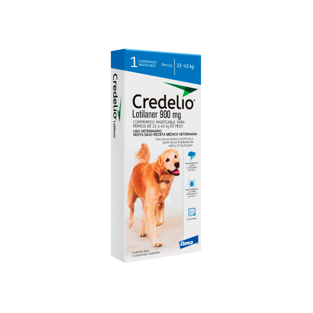 CREDELIO 900mg PERRO 22-45Kg Comp. Mast. x 1