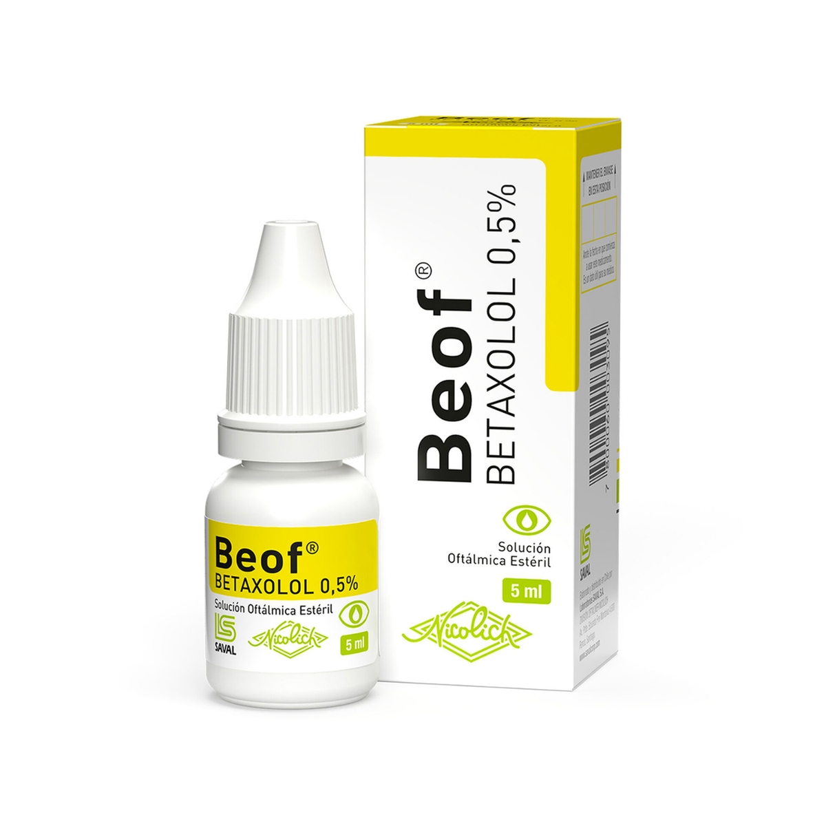 Beof (Cenabast) 0.5% Colirio x 5 ml