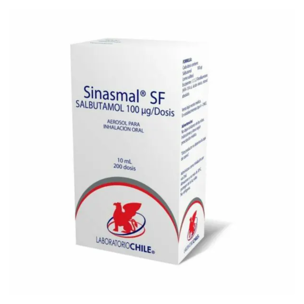 SINASMAL SF 100mcg Aer. Susp. x 200 Dosis x 10ml