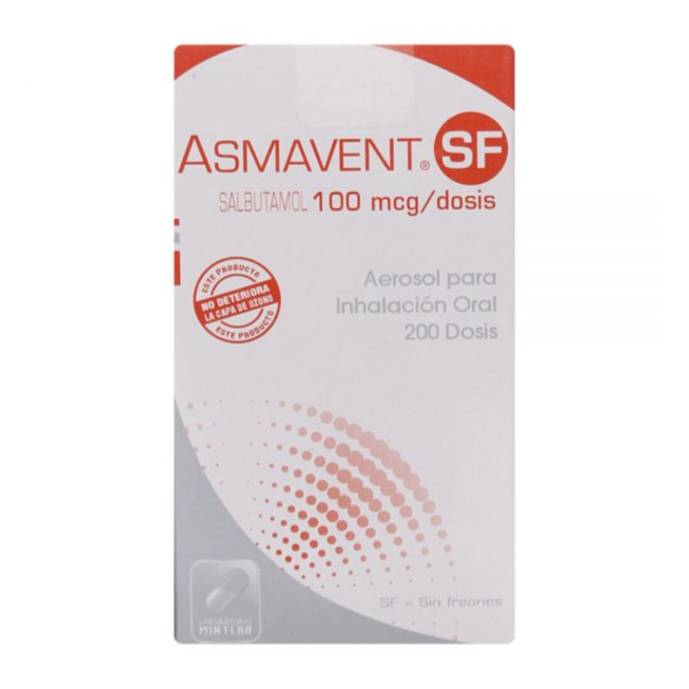 ASMAVENT SF 100mcg Bucal Inhalador x 200 Dosis