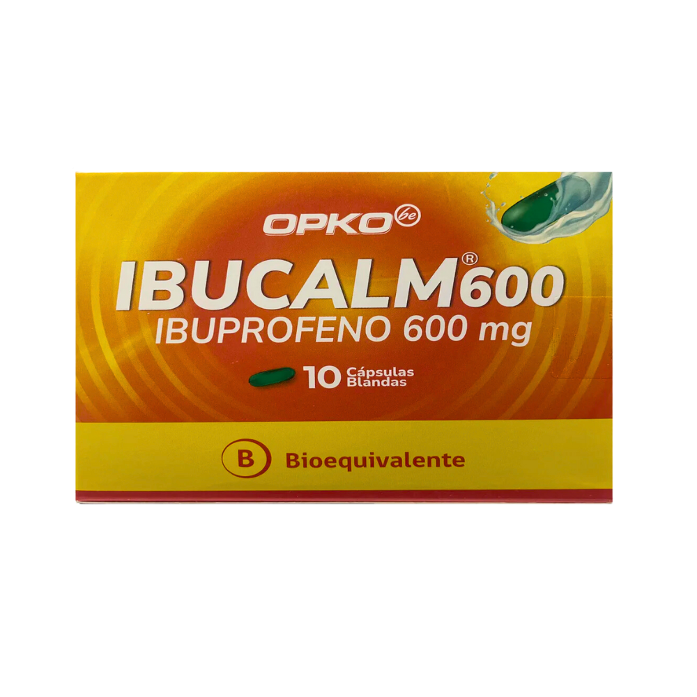 IBUCALM 600MG X 10 CAPS. BLANDAS