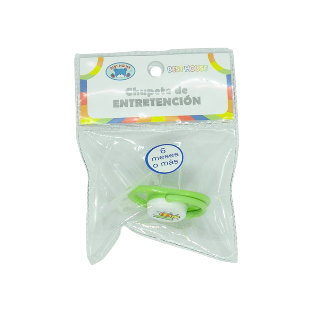 BEST HOUSE CHUPETE ENTRETETENCIÓN SILIC 0-6 MESES