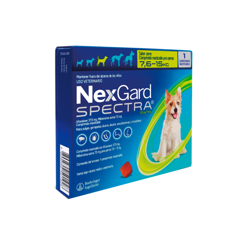 NEXGARD SPECTRA 7.6-15Kg Comp. Mast. x 1