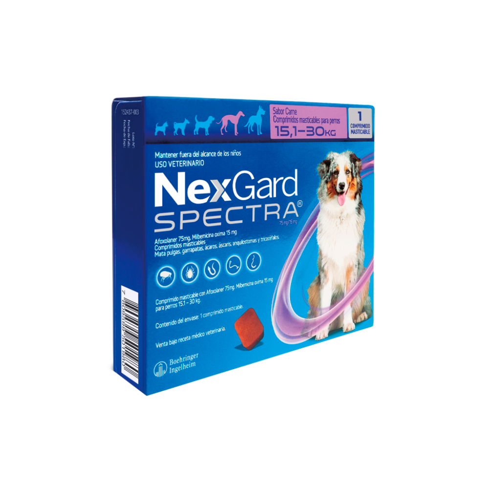 NEXGARD SPECTRA 15.1-30Kg Comp. Mast. x 1