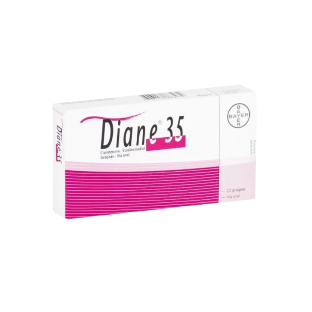 DIANE-35 Grageas x 21