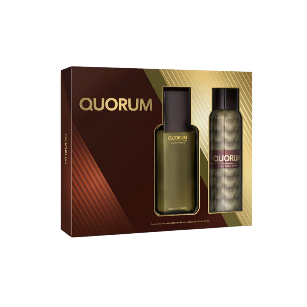 EST. QUORUM PERFUME +DES. Spray x 100+150ml