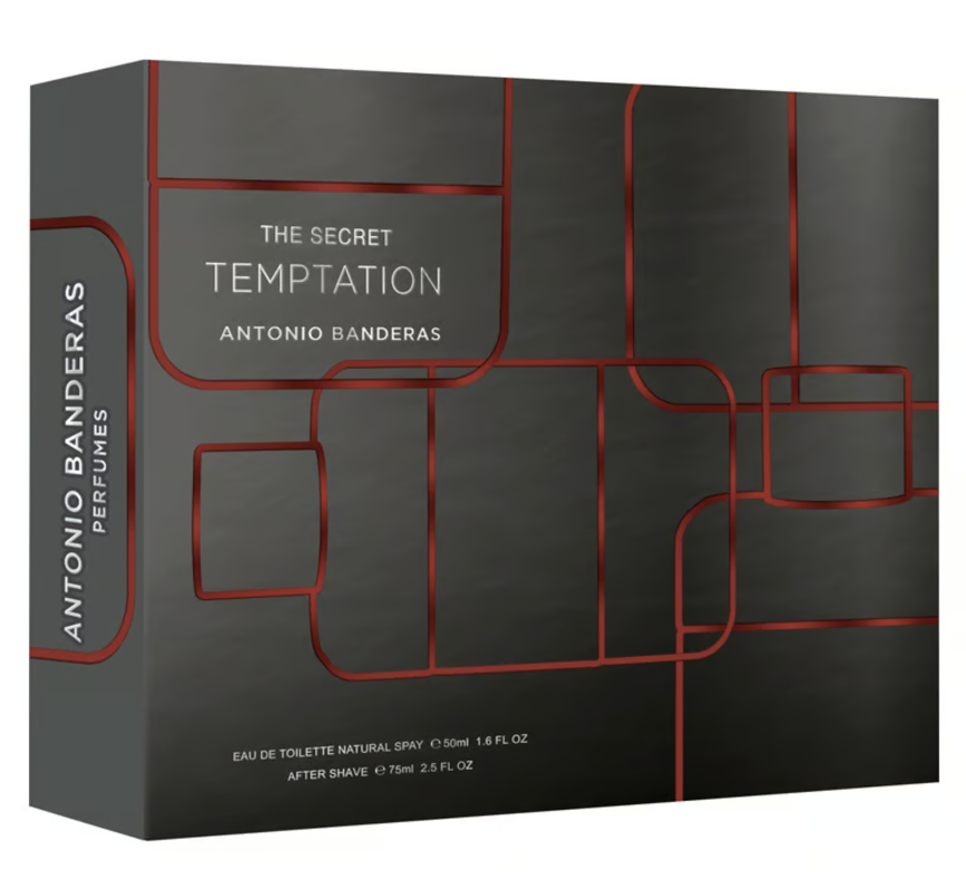 ANTONIO BANDERAS THE SECRET TEMPTATION EDT.SPRAY 50ML+BALSAMO AFTER SHAVE 75ML