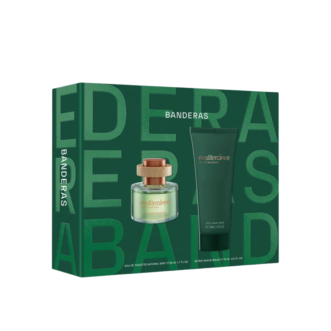 ANTONIO BANDERAS MEDITERRANEO EDT NATURAL SPRAY 50ML+BALSAMO AFTER SHAVE 75ML