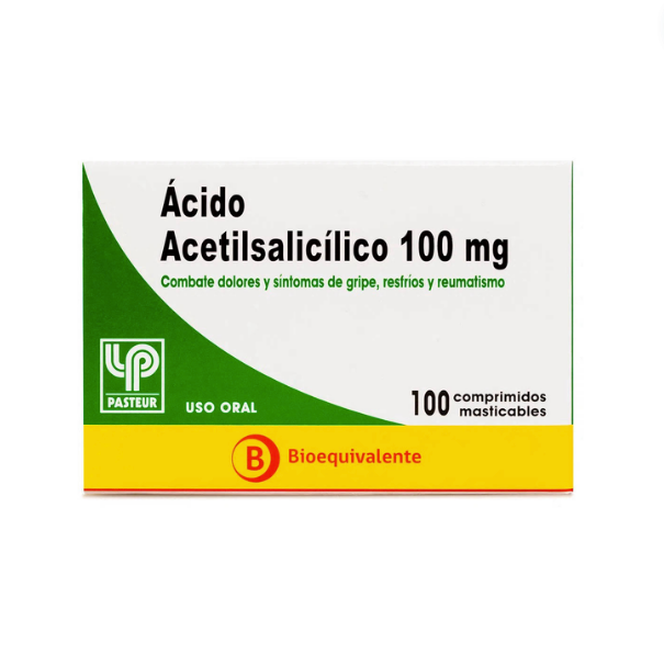 ACIDO ACETILSALICILICO 100mg Comp. x 100