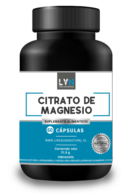 CITRATO DE MAGNESIO 400mg Caps. x 60