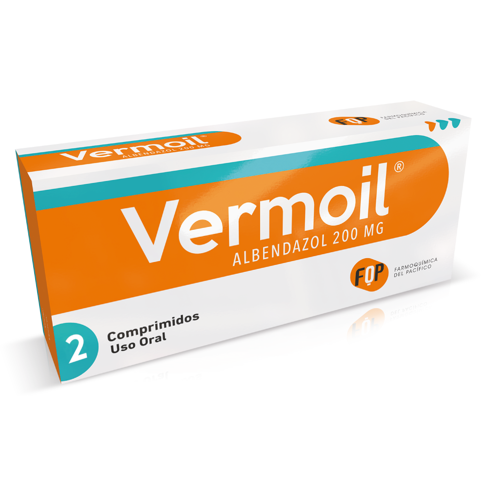 VERMOIL 200mg Comp. x 2