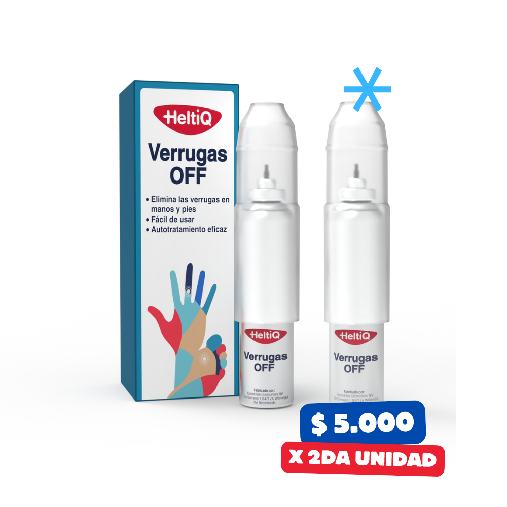 VERRUGAS OFF Spray x 8 - 16 aplicaciones "2 x $19.990"