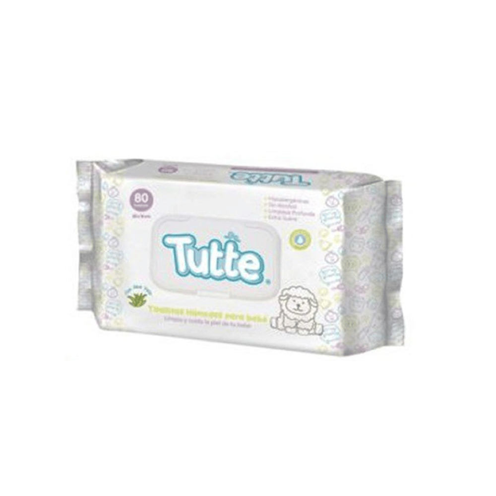 TUTTE TOALLITAS HUMEDAS PARA BEBE X80 UNID.