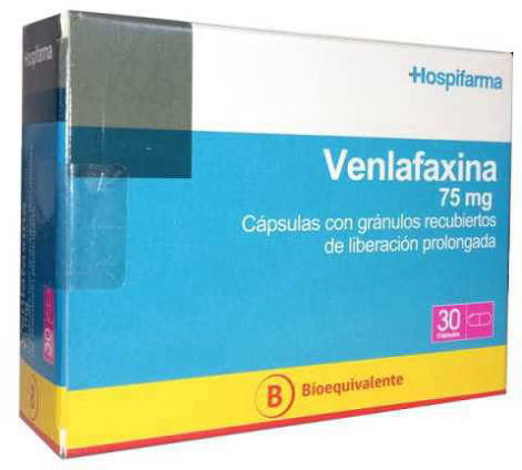 VENLAFAXINA 75mg Caps. LP x 30