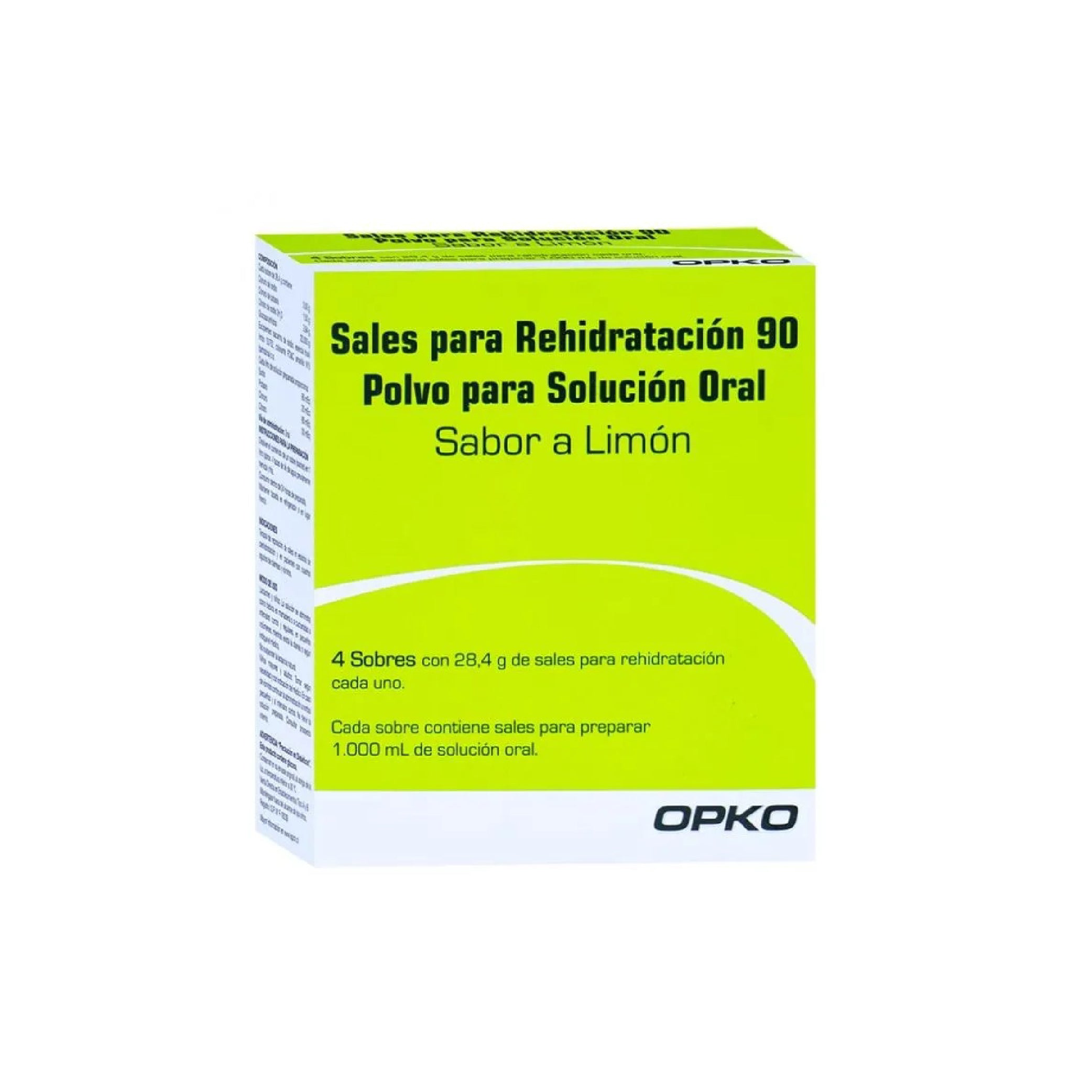 SALES PARA REHIDRATACION 90 LIMON SOL. ORAL X4 SBR.