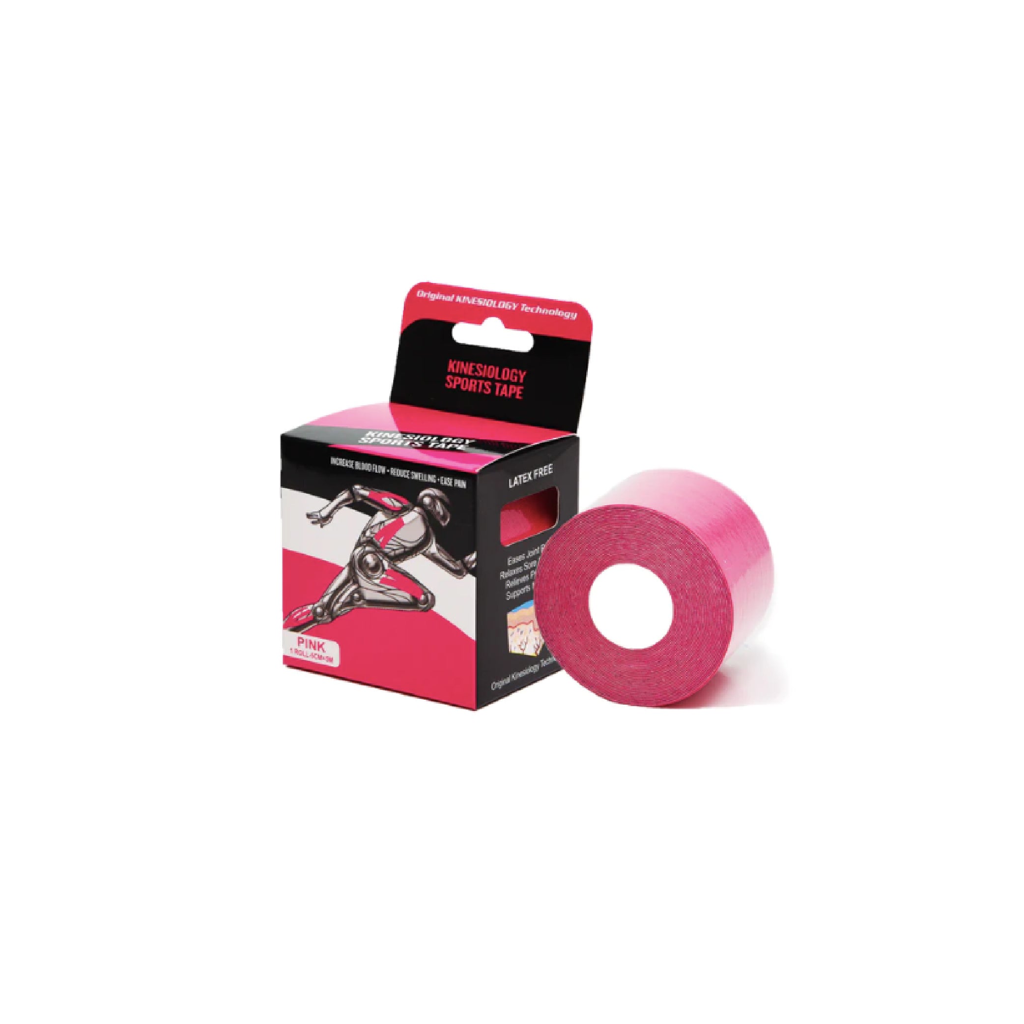VENDA KINESIOLÓGICA 5CMX5MT ROSADA (ST030050-ROS)