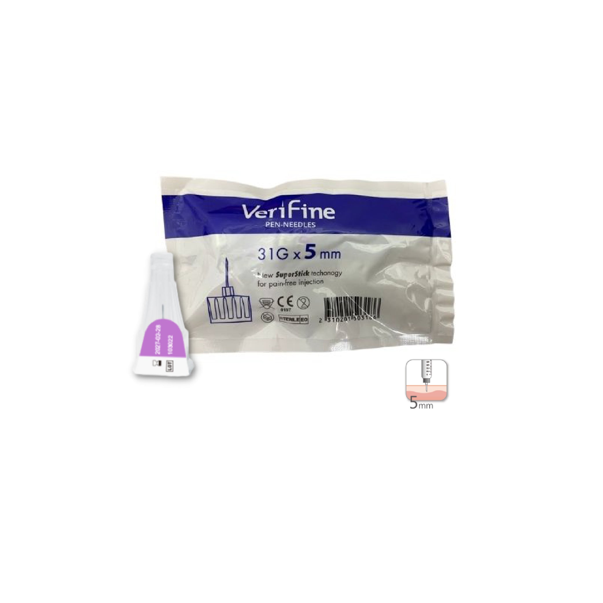 AGUJA 31G 5MM BOLSA X5(IPN5315)