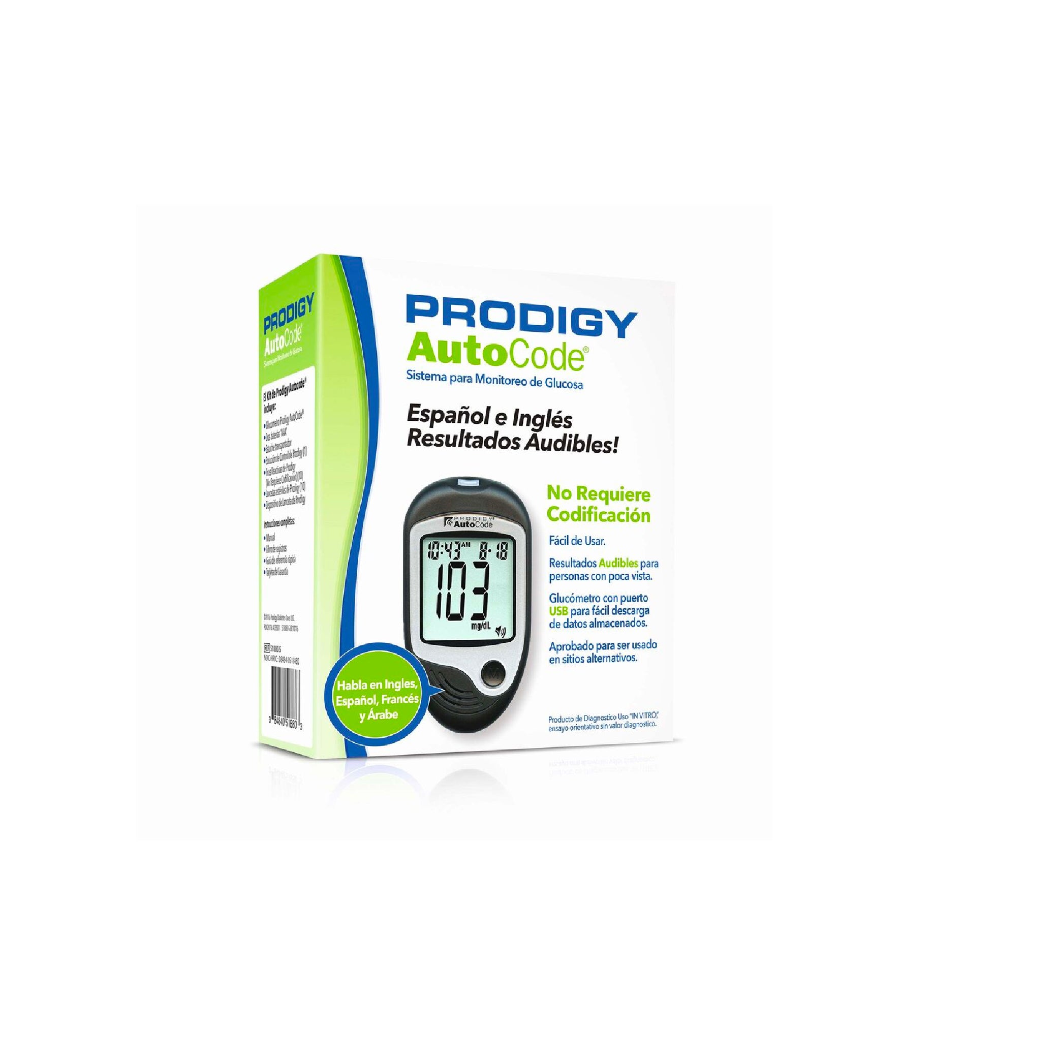 PRODIGY AUTOCODE KID GLUCOMETRO