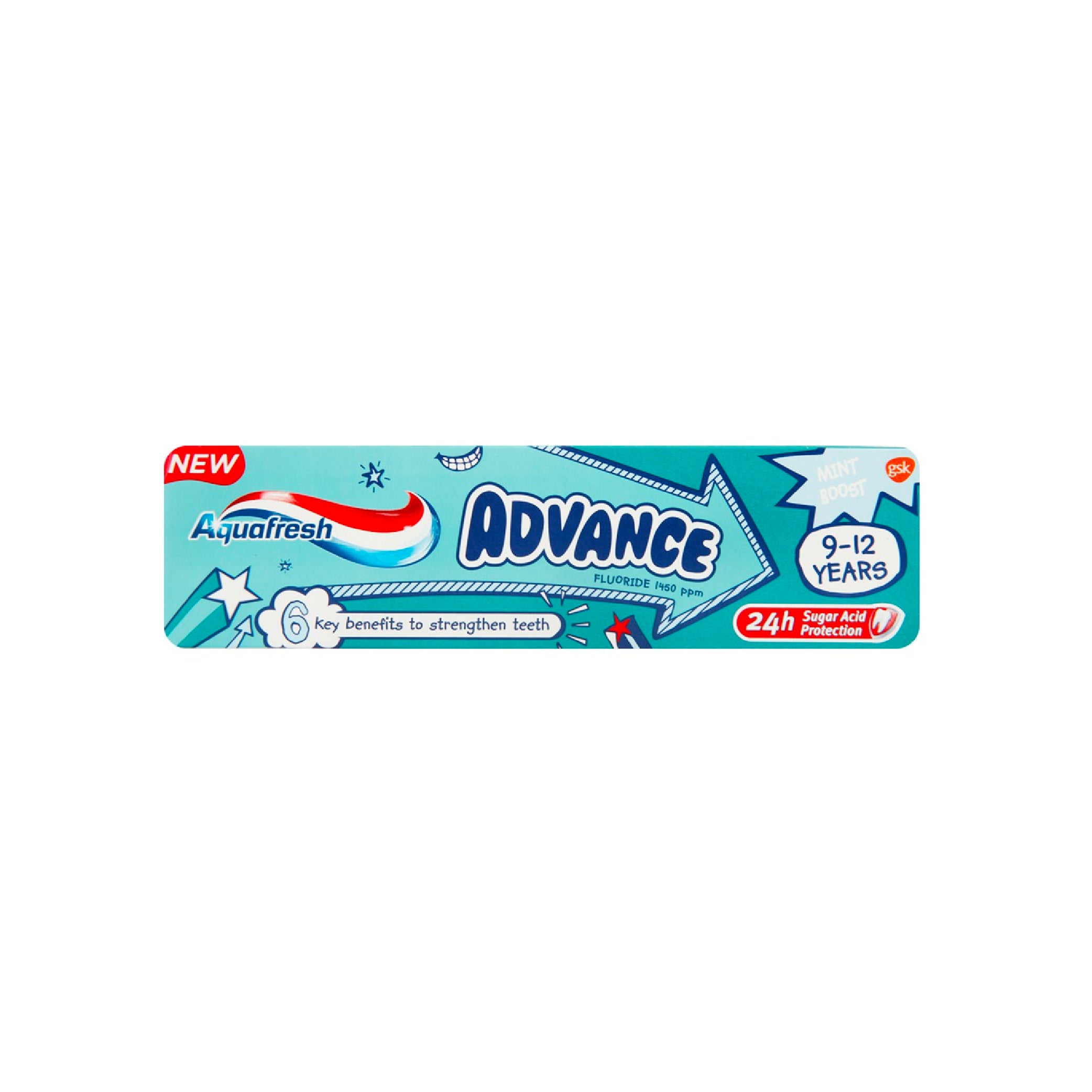AQUAFRESH PASTA DENTAL ADV KIDS 9-12A 75ML
