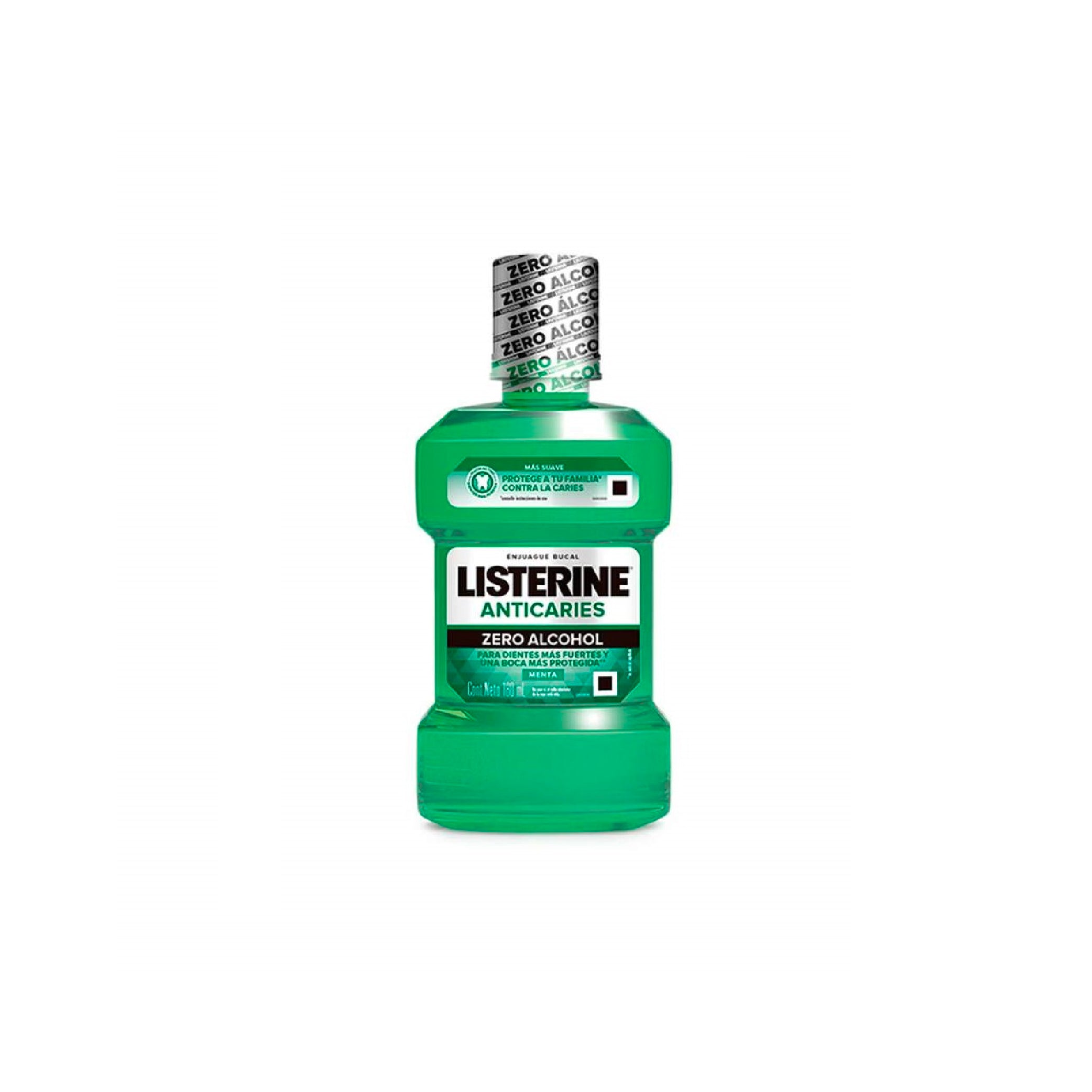 LISTERINE ANTICARIES ZERO ALCOHOL ML X180