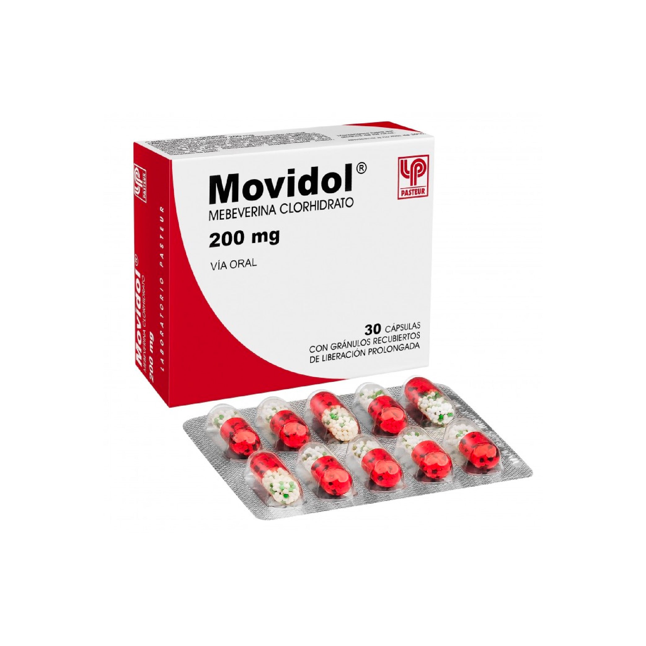 MOVIDOL 200mg Caps. Gran.Rec. x 30