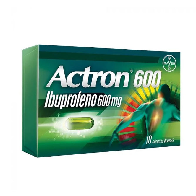 ACTRON 600mg Caps. Blandas x 10