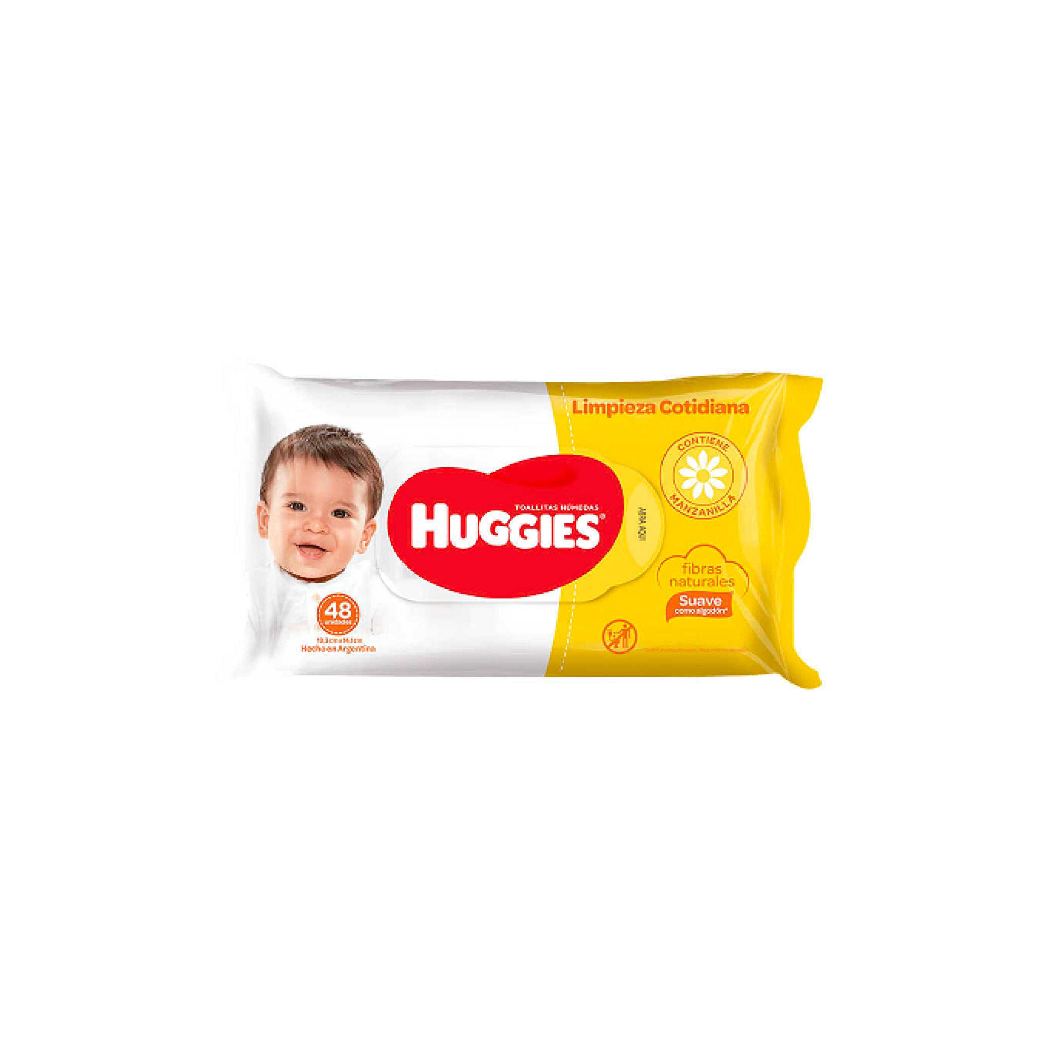 HUGGIES TOALLA HUMEDA LIMP COTIDIANA X48