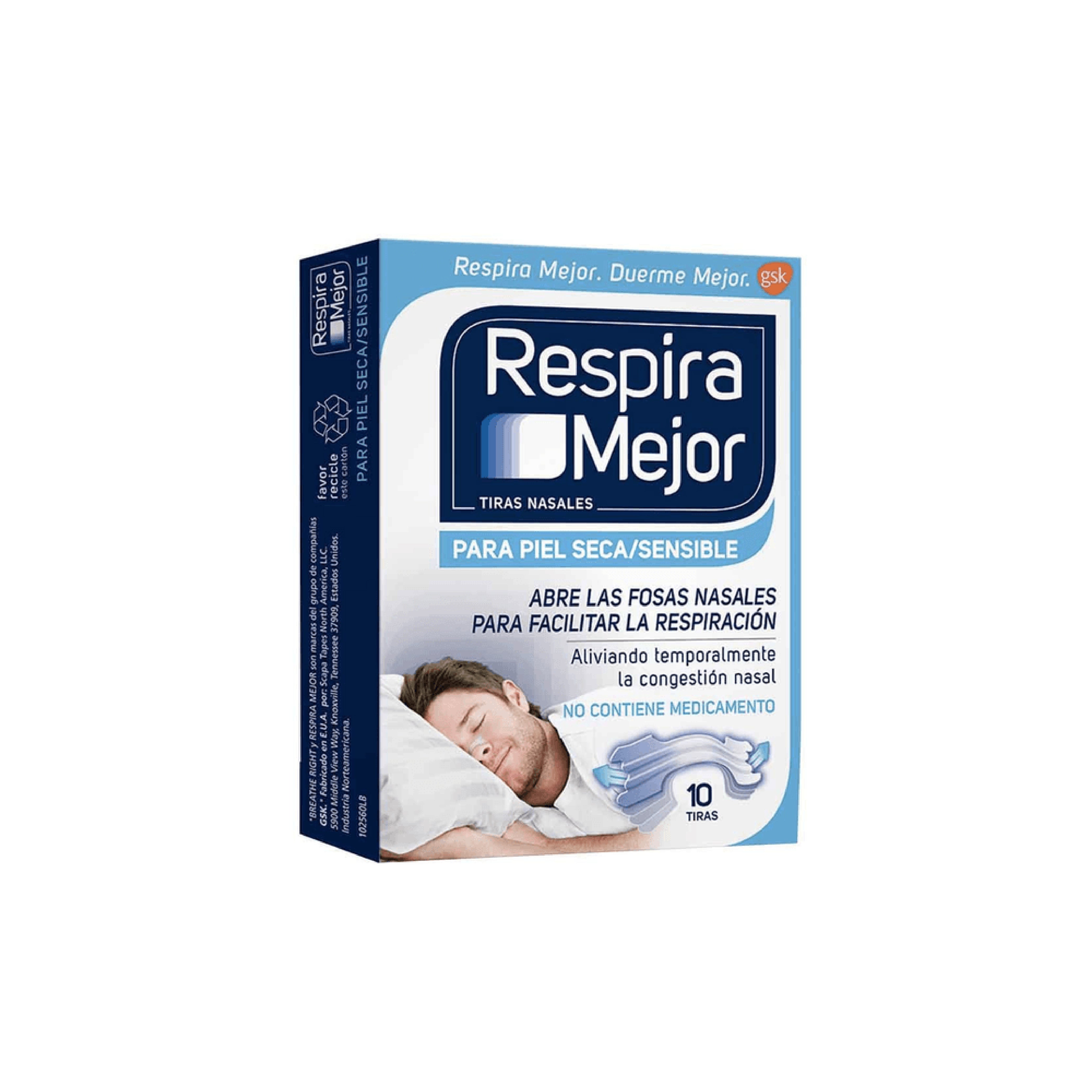 RESPIRA MEJOR P/S TIRA X 10