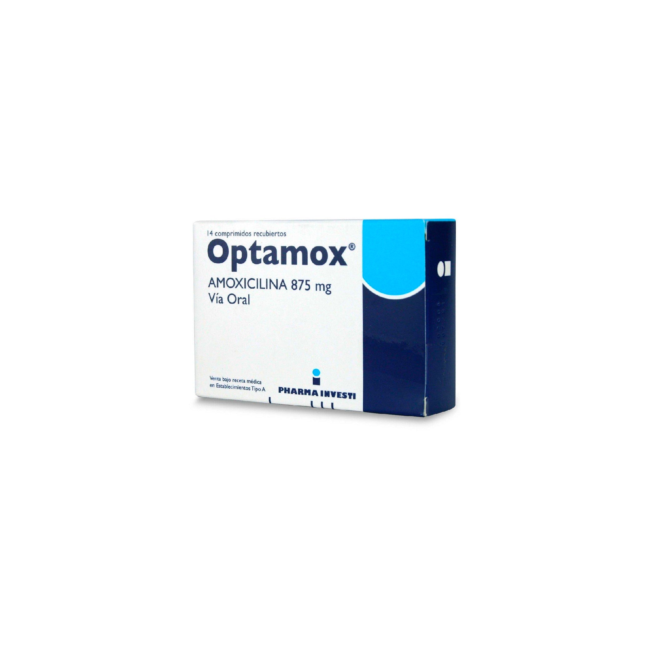 OPTAMOX 875mg Comp. Rec. x 14