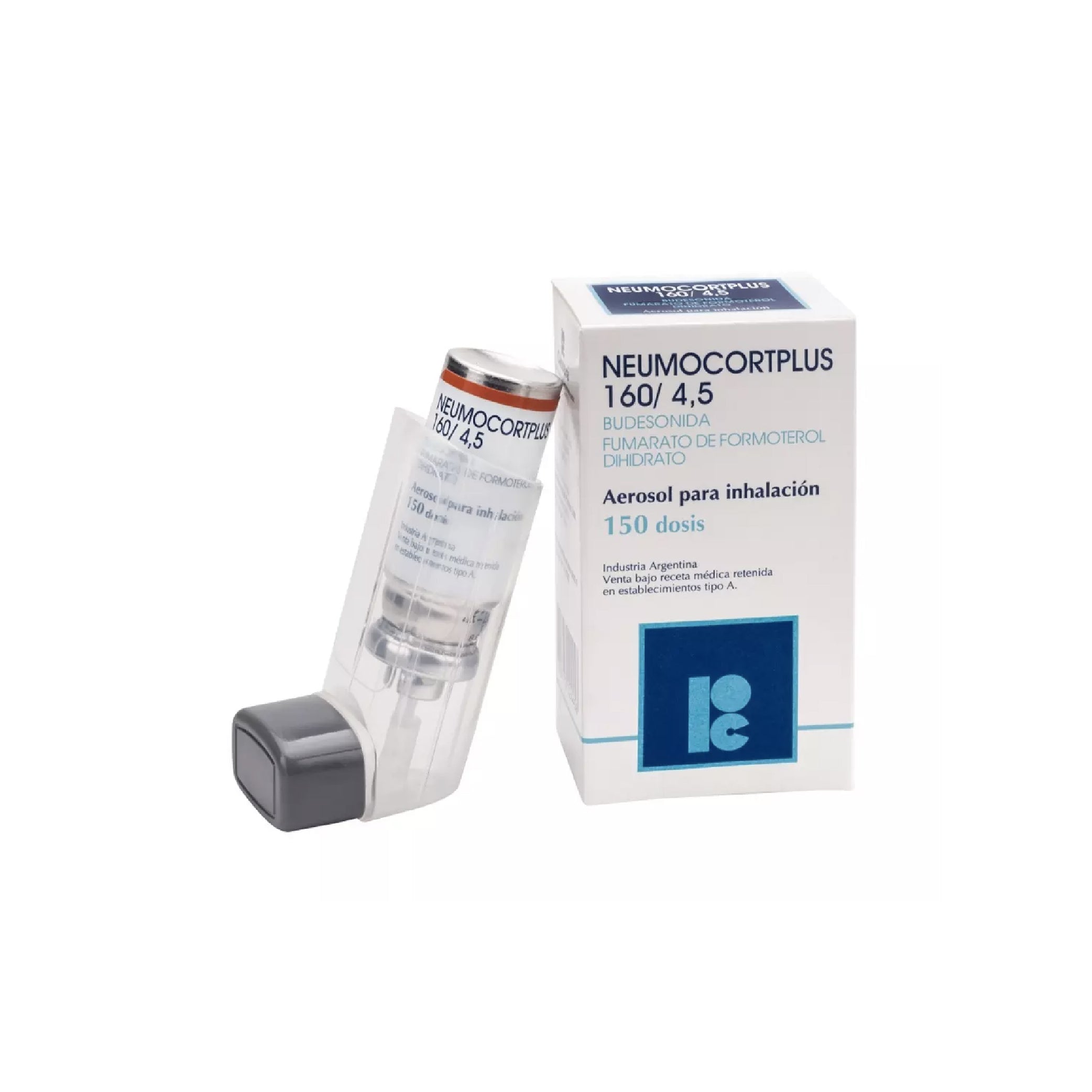 NEUMOCORTPLUS 160/4,5 AEROSOL P/INHALAC. Env. x 150 Dosis