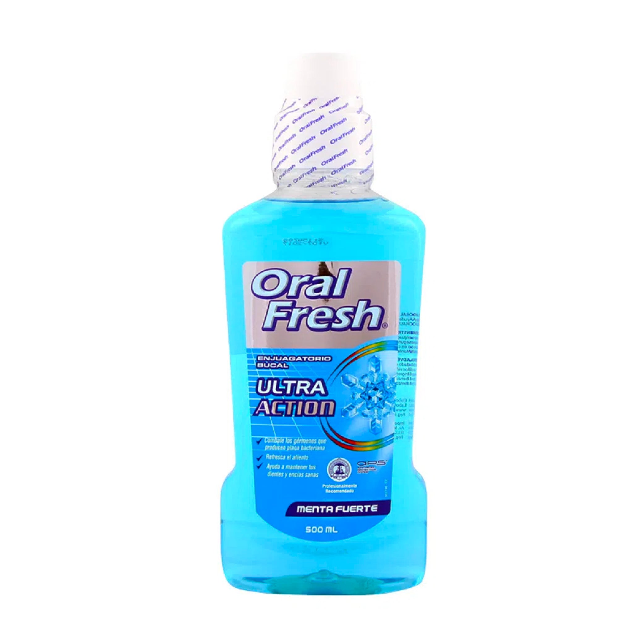 ORAL FRESH ENJUAGUE MENTA FUERTE X500ML