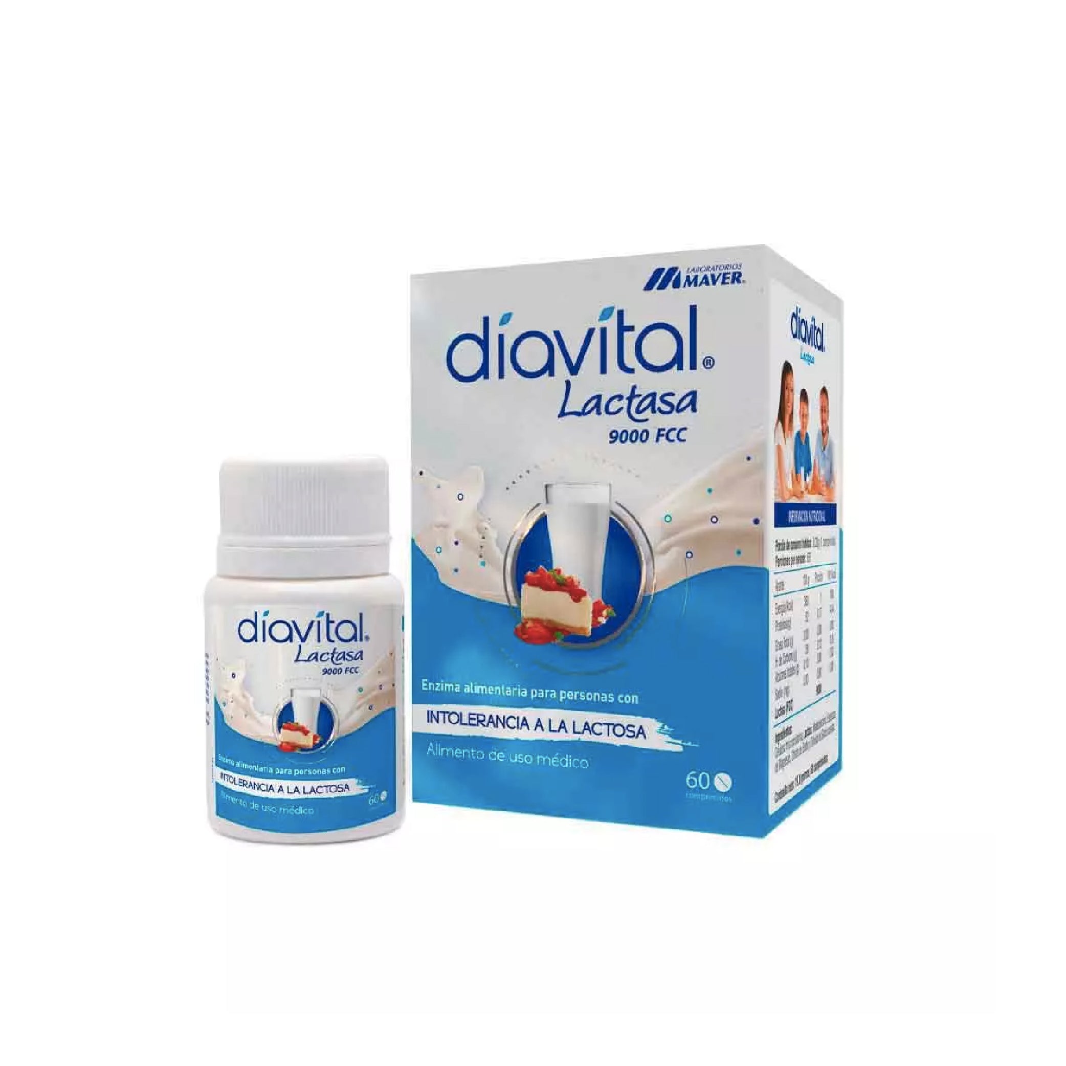 DIAVITAL LACTASA 9000 FCC Comp. x 60
