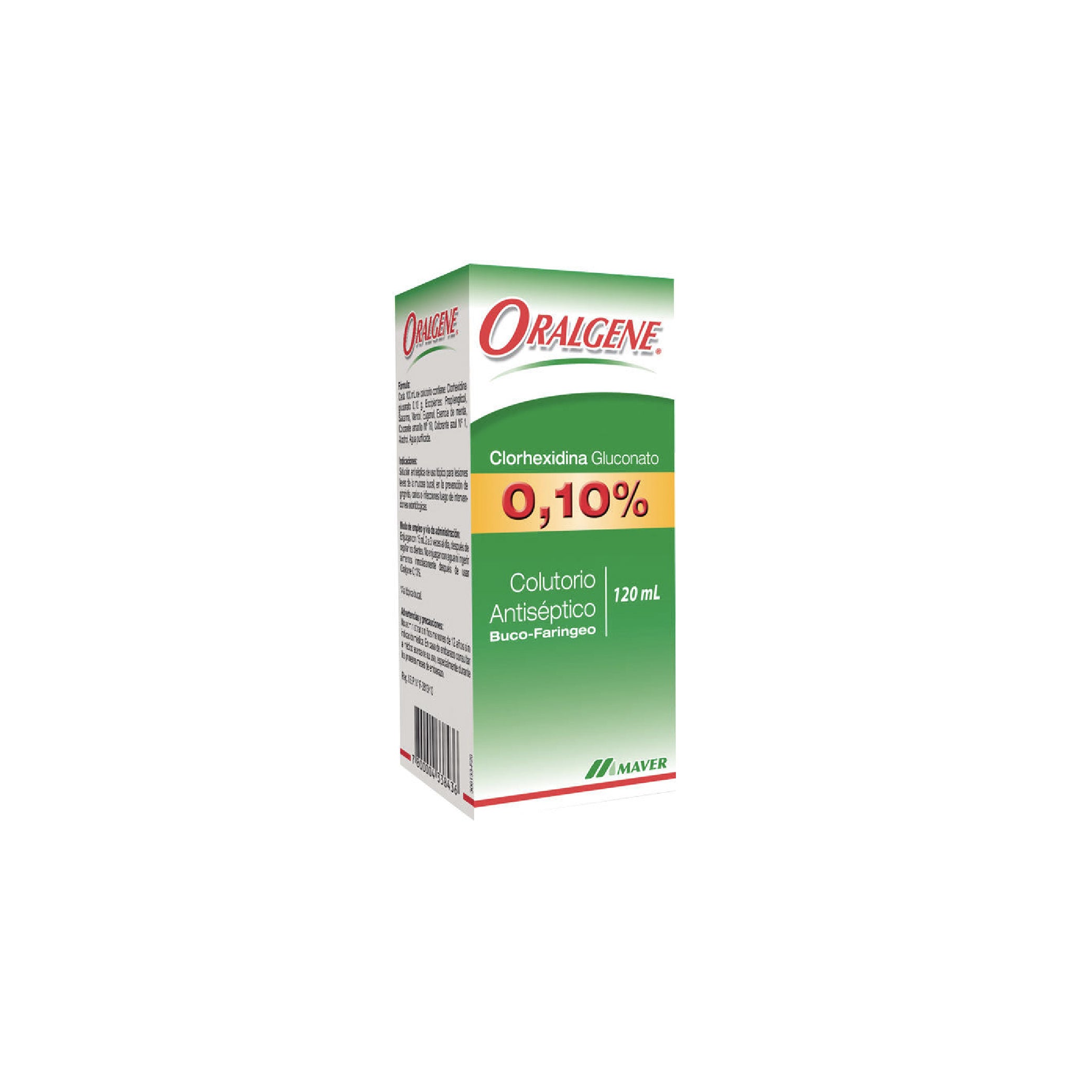 ORALGENE 0.10 Colut. x 120ml