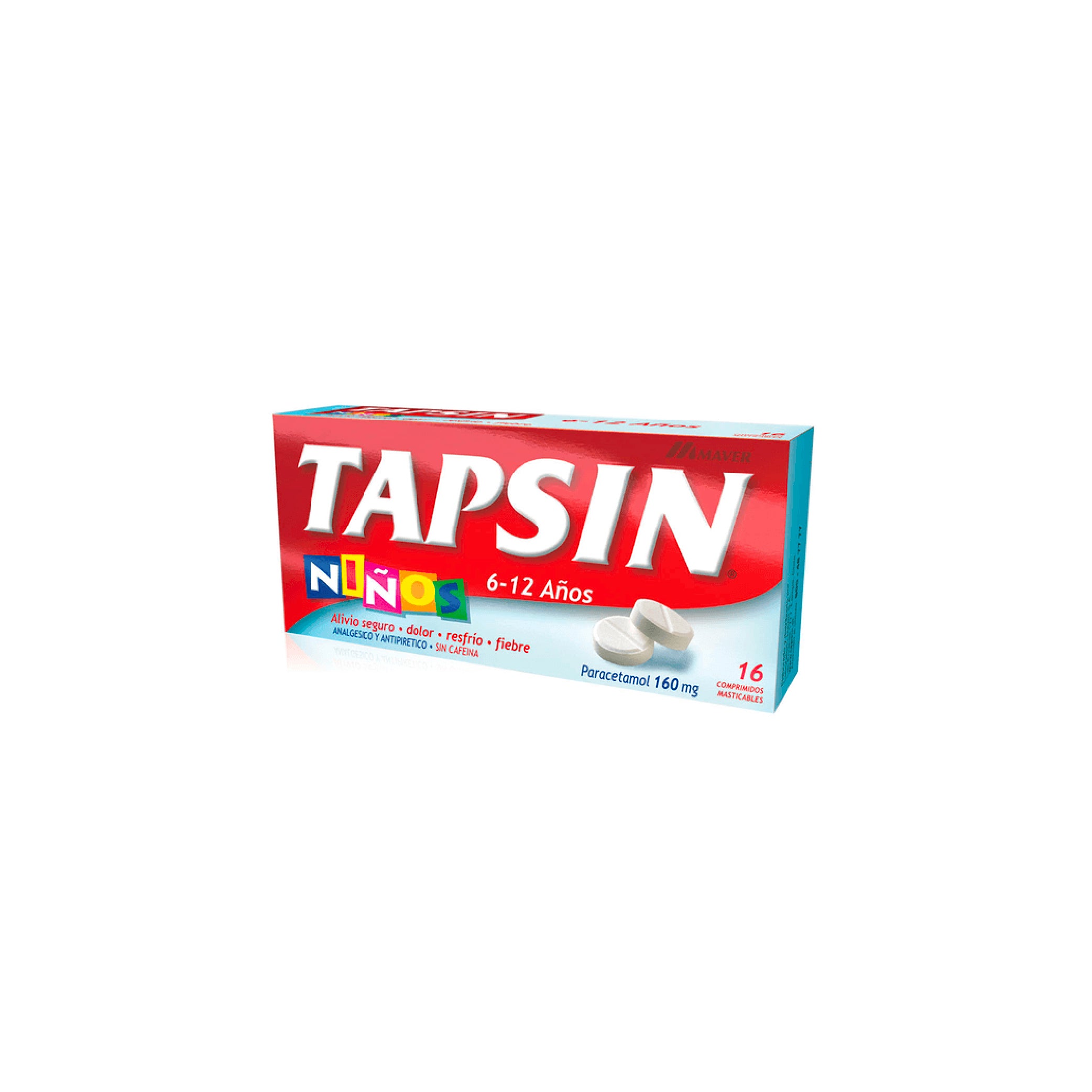 TAPSIN PEDIATRICO 160mg Comp. x 16