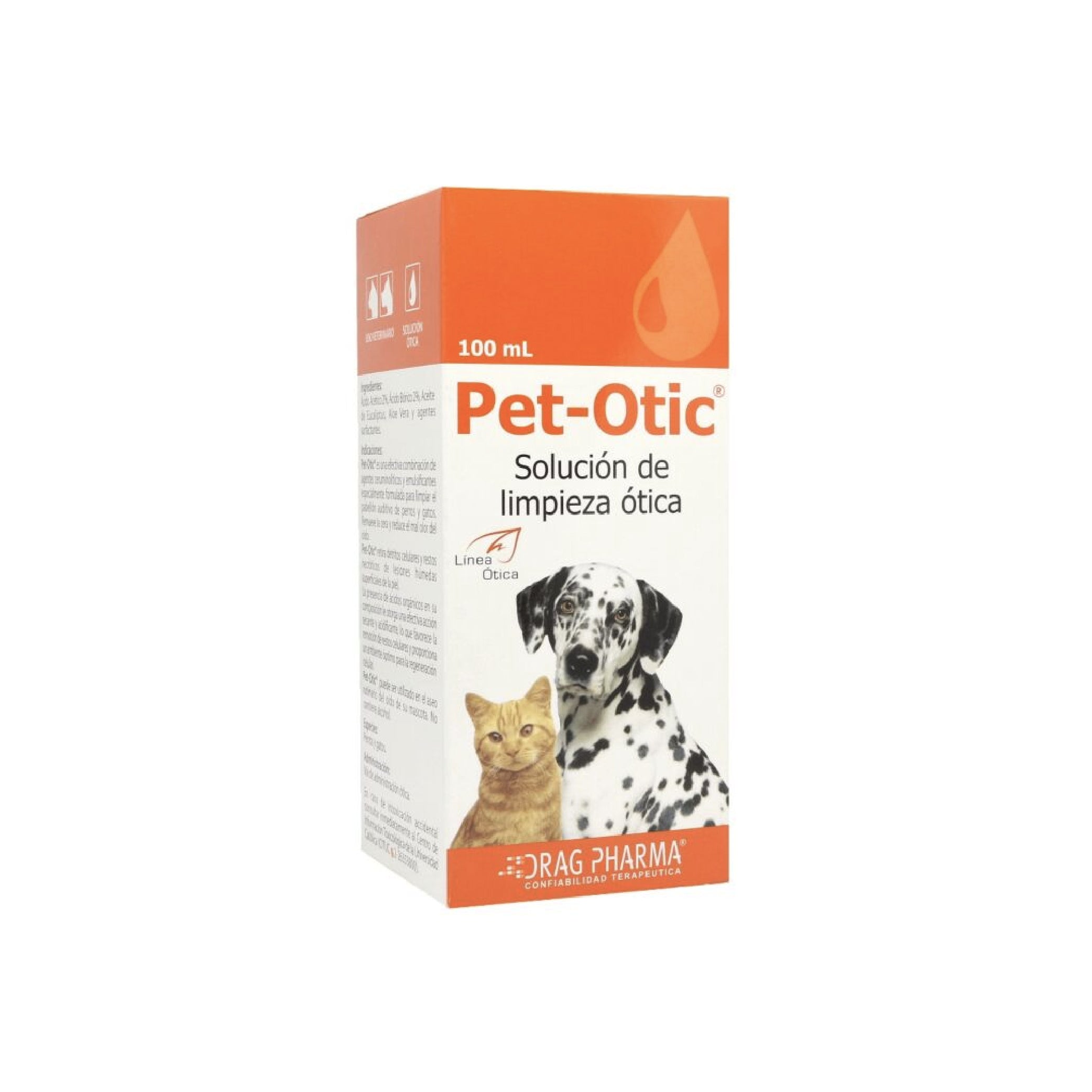 PET-OTIC SOLUCION LIMPIEZA x100ml