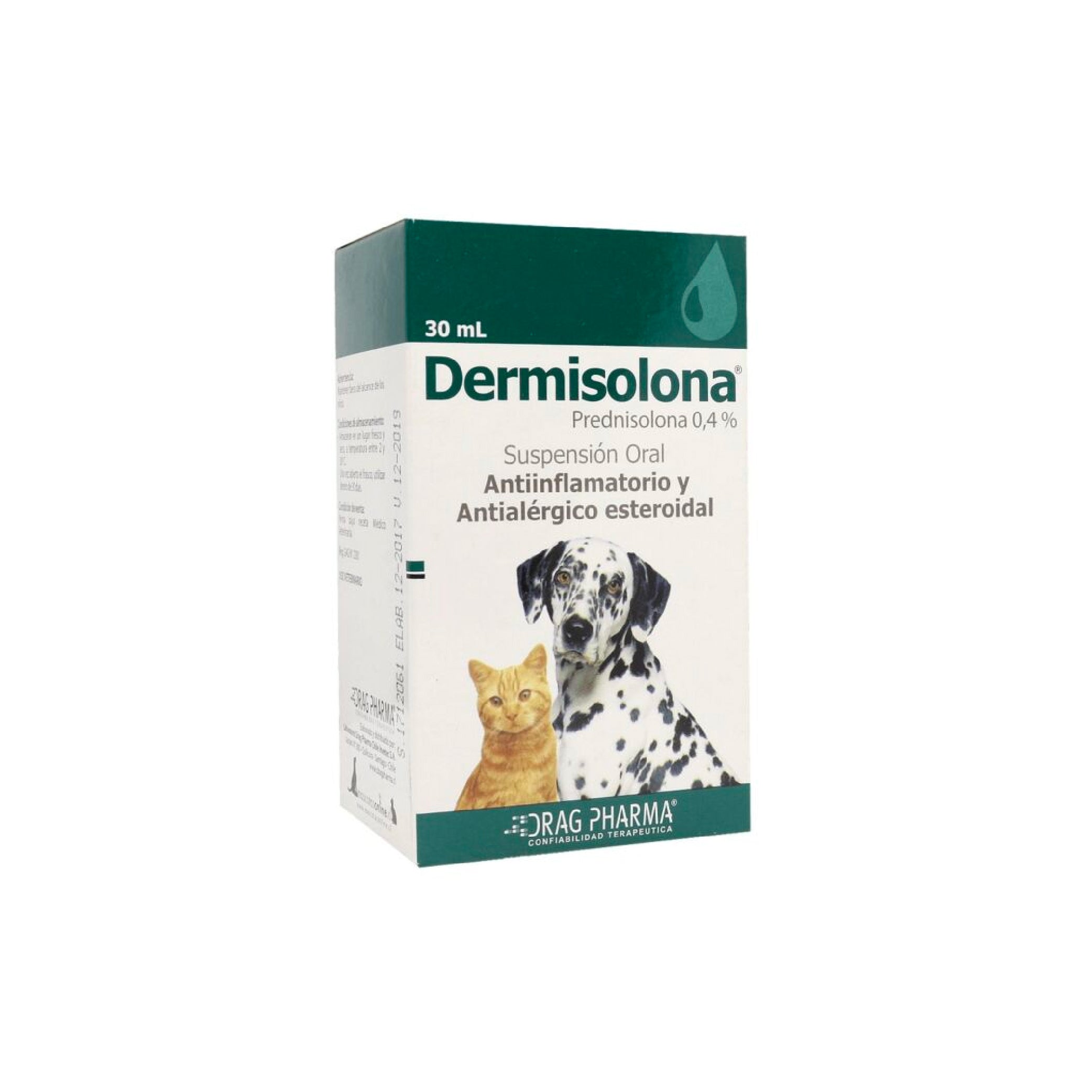 DERMISOLONA SUSP 0.4% ML X30