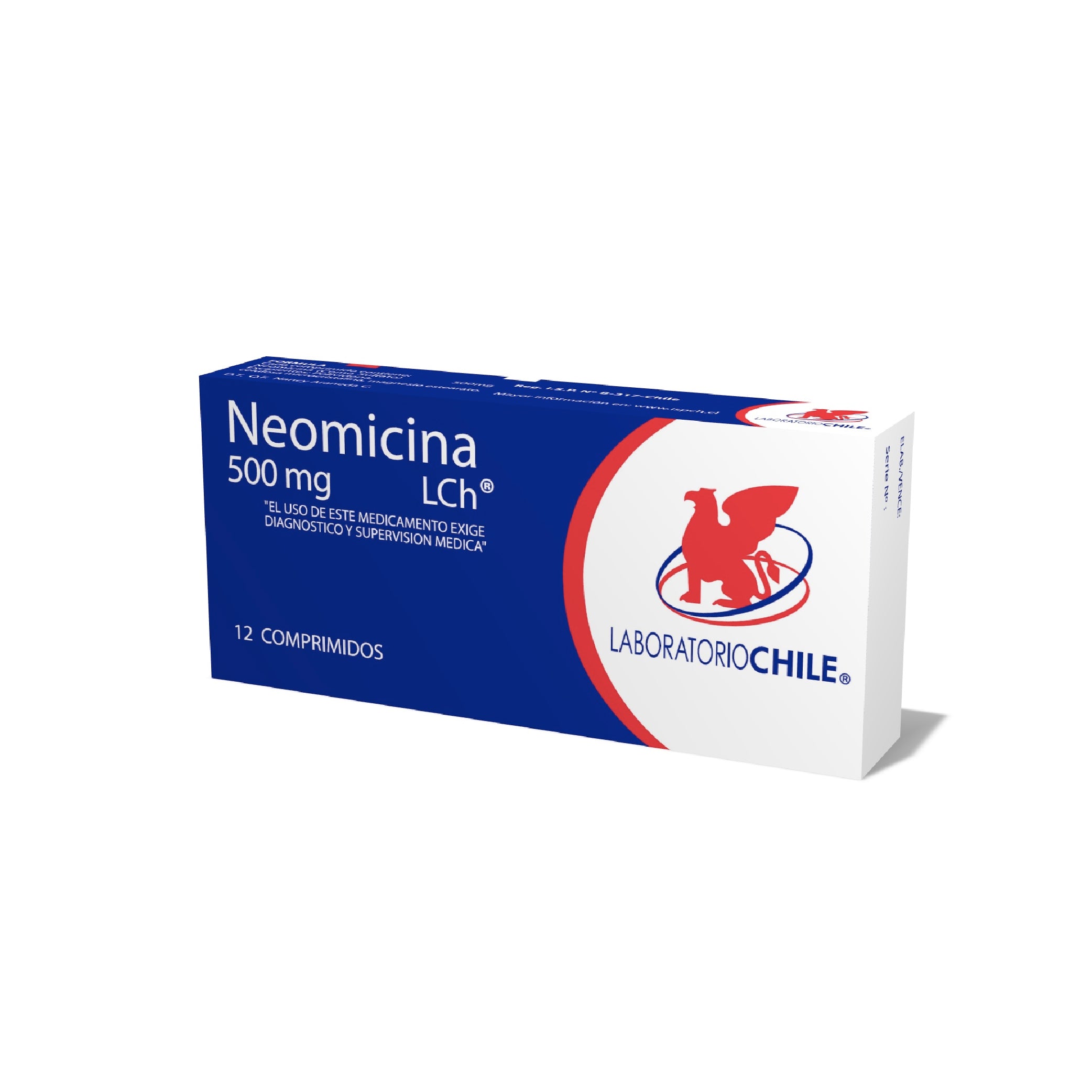 NEOMICINA CHILE LAB. 500mg Comp. x 12
