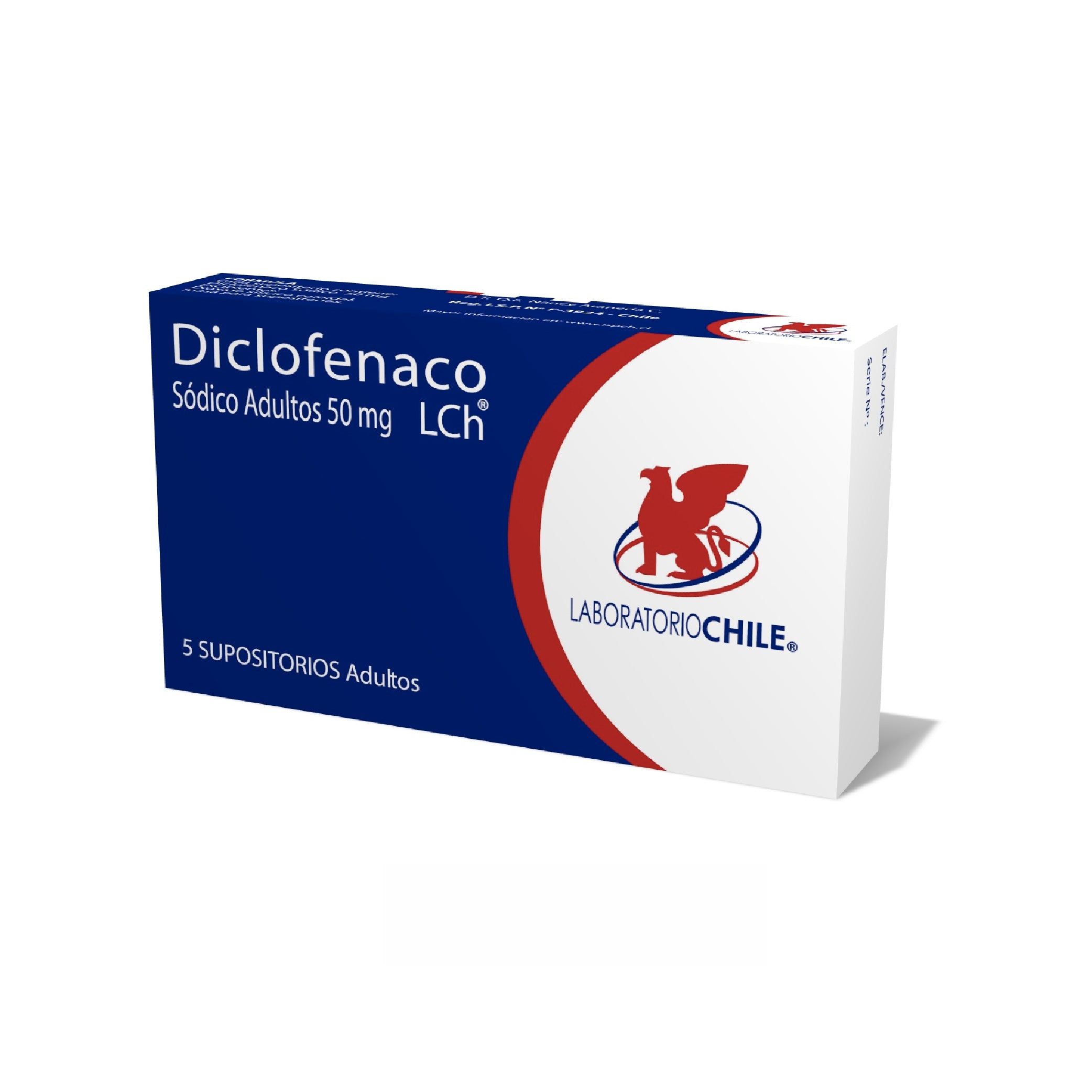 DICLOFENACO SODICO L.CH. Ad. 50mg Sup. x 5