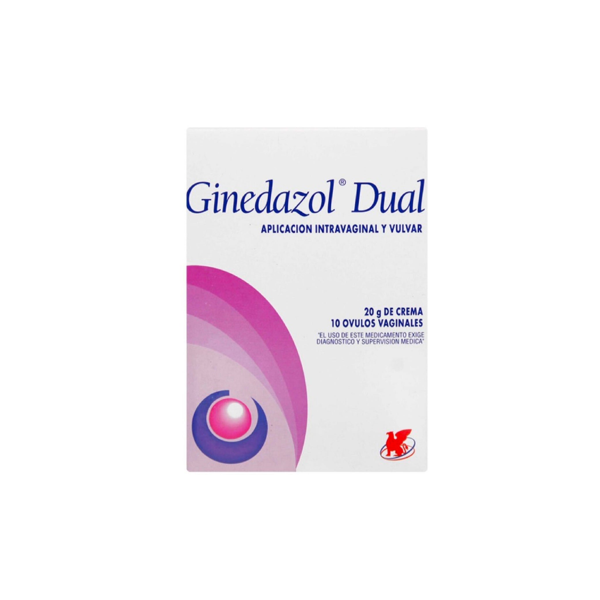 GINEDAZOL DUAL Vag. Crema x 20g + Ov. x 10