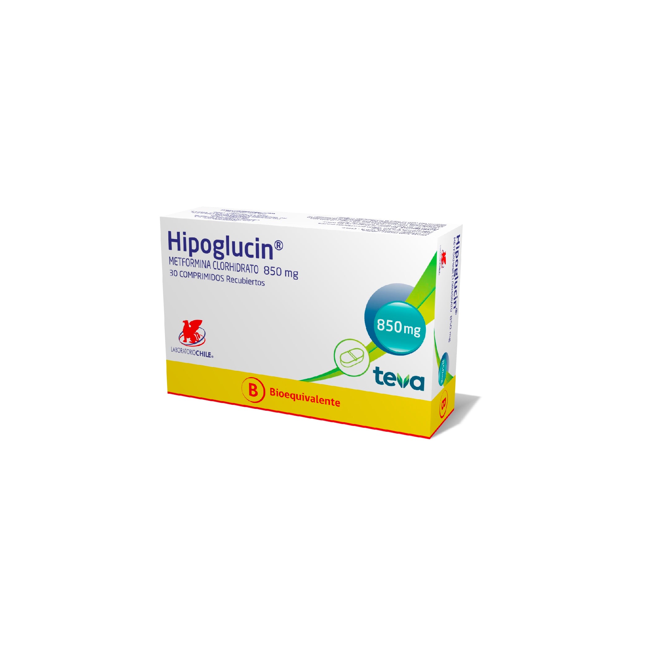 HIPOGLUCIN 850mg Comp. Rec. x 30