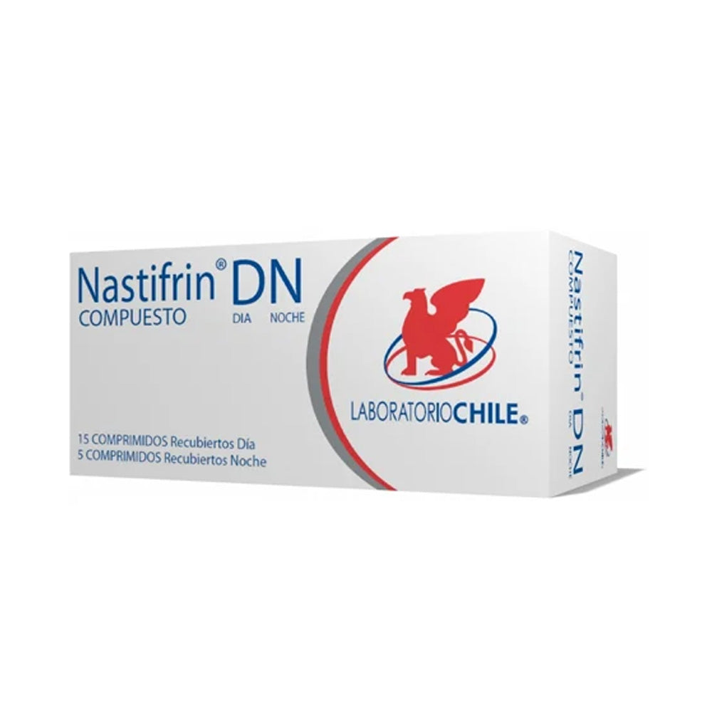 NASTIFRIN COMPUESTO DIA Y NOCHE Comp. x 15 Amar./día Comp. x 5 Azul/noche